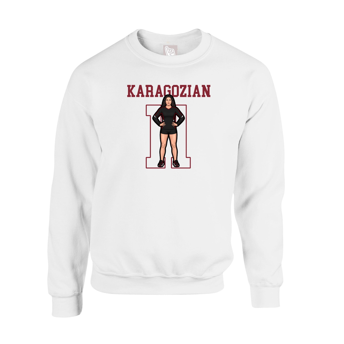 Fleece Crew — Shirsey in White