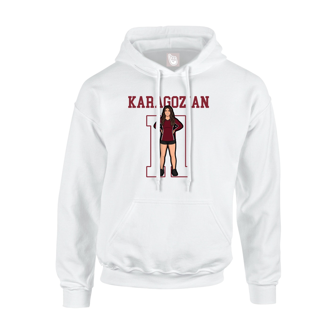 Youth Hoodie — Shirsey in White