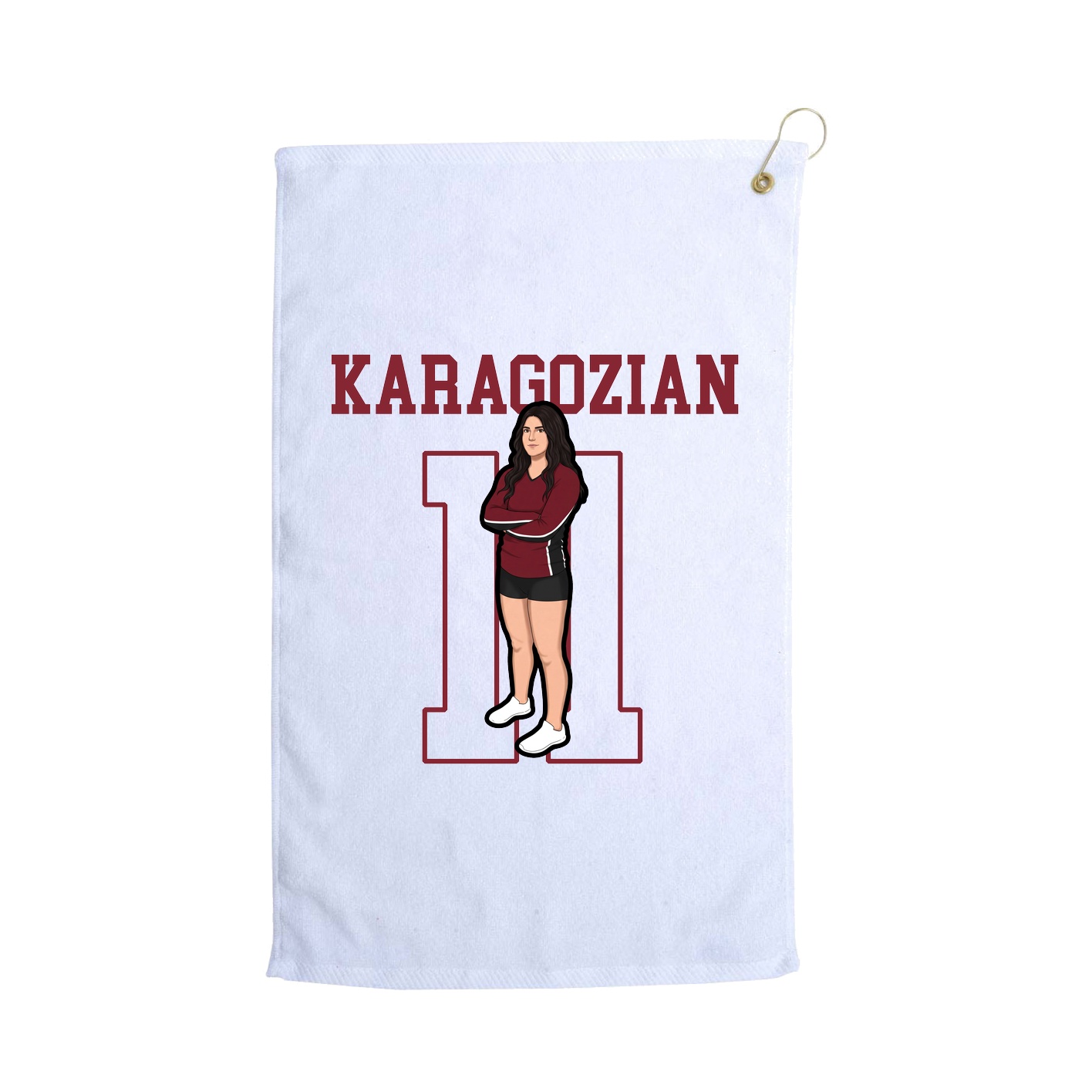 Golf Towel — Shirsey in White