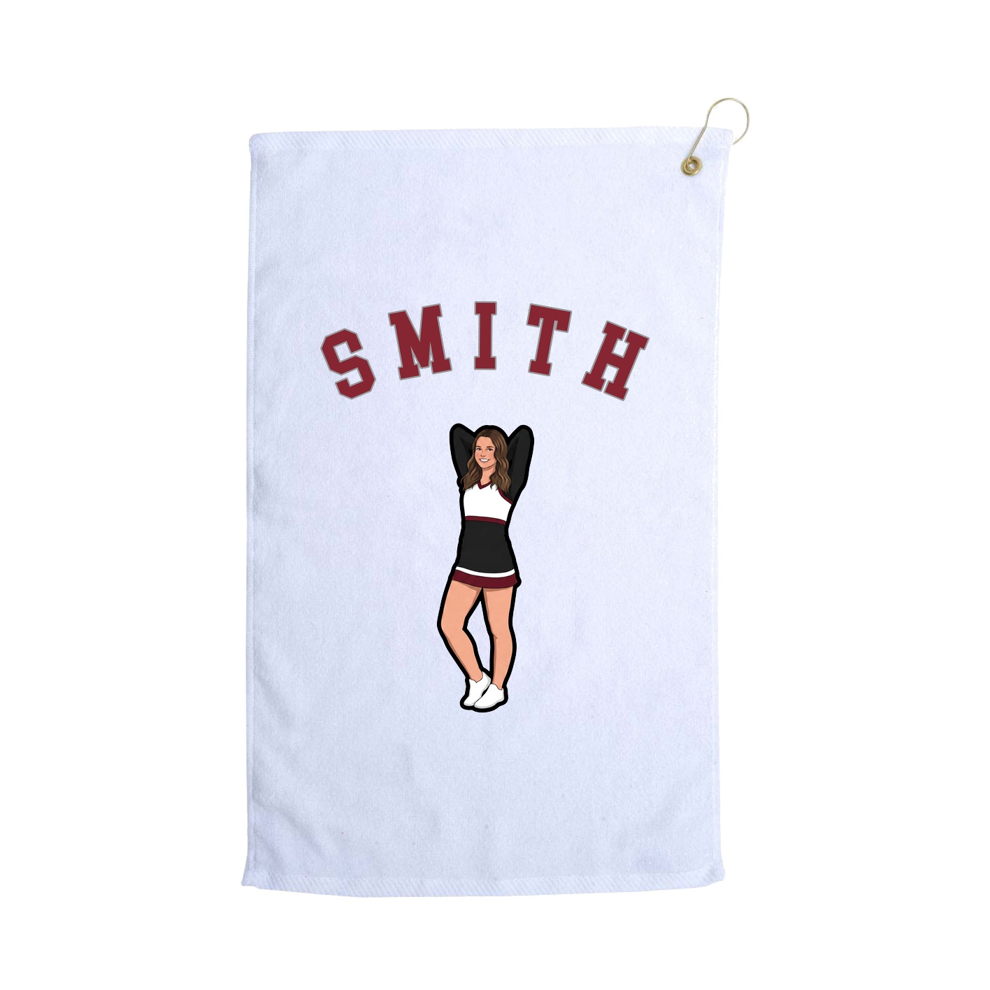 Golf Towel — Shirsey Arch in White