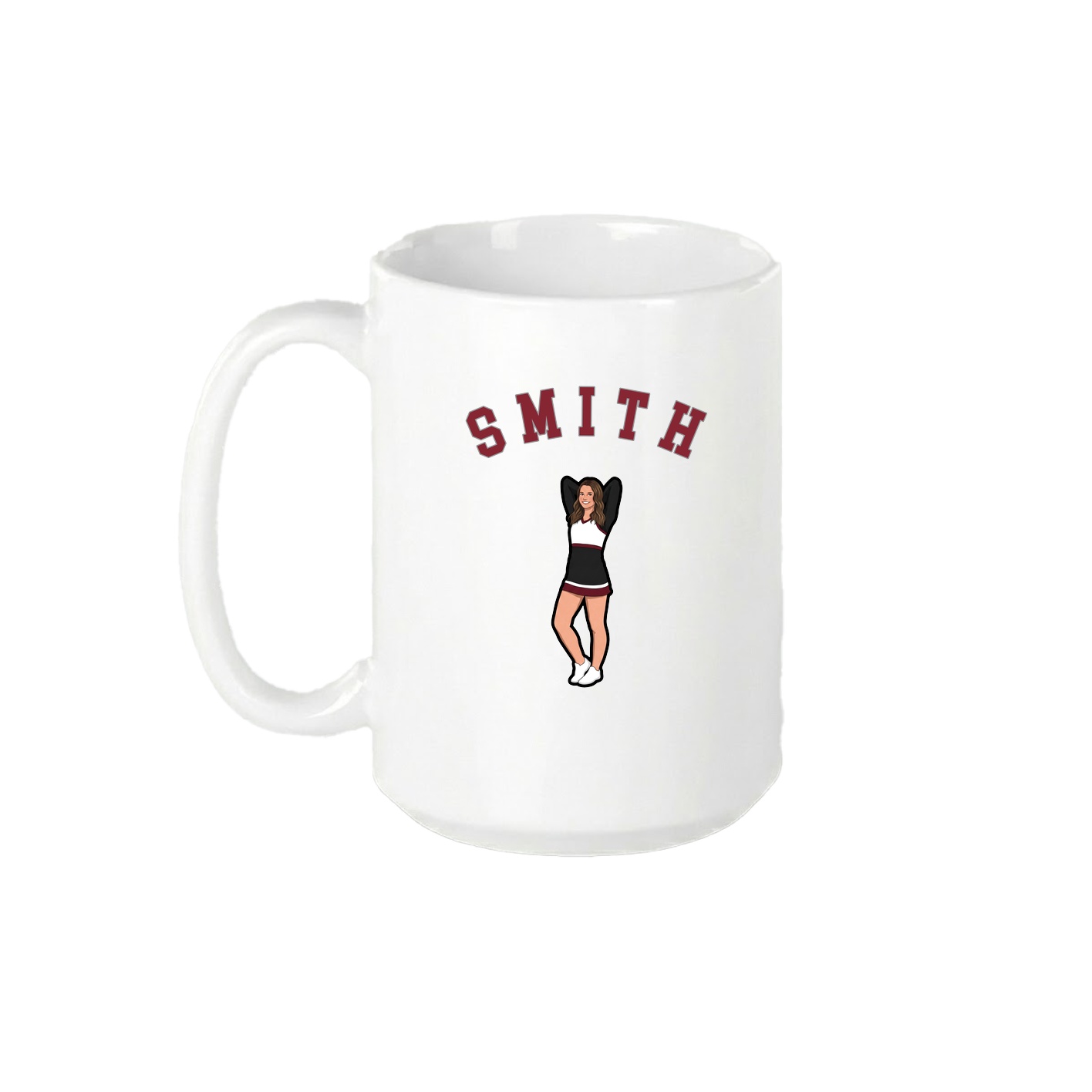 15oz Coffee Mug — Shirsey Arch in White