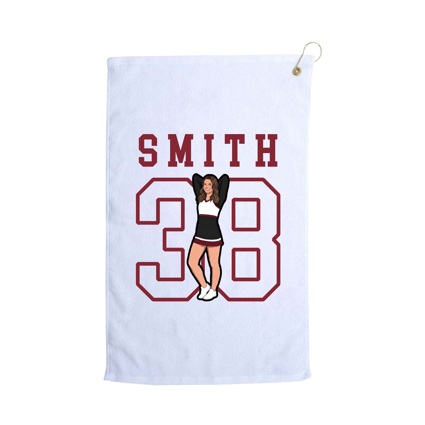 Golf Towel — Shirsey in White