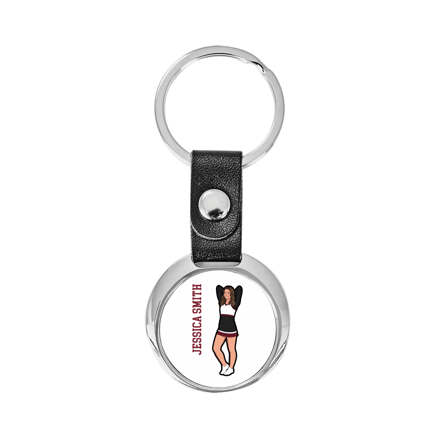 Key Chain — Name Vertical in Classic