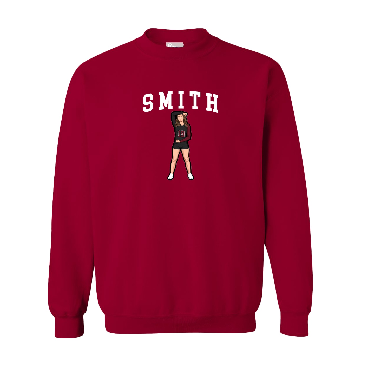 Fleece Crew — Shirsey in Cardinal