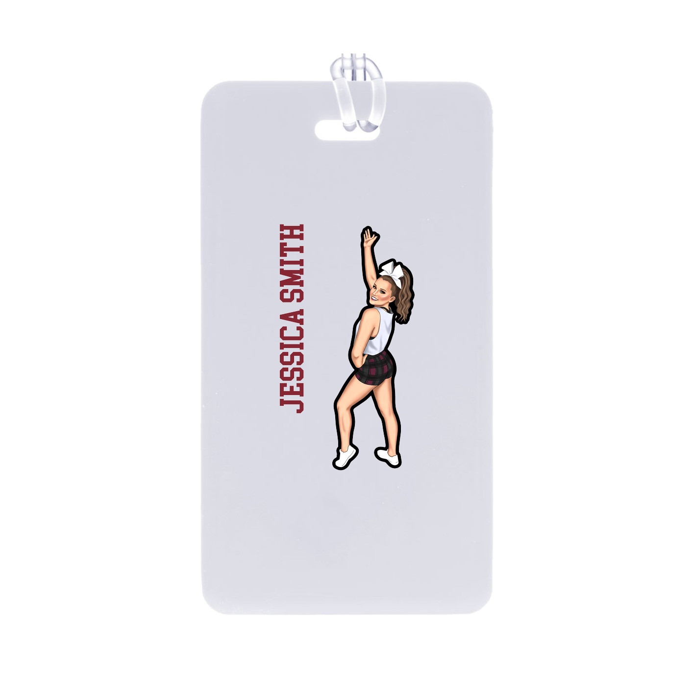 Bag Tag — Name Vertical in Classic