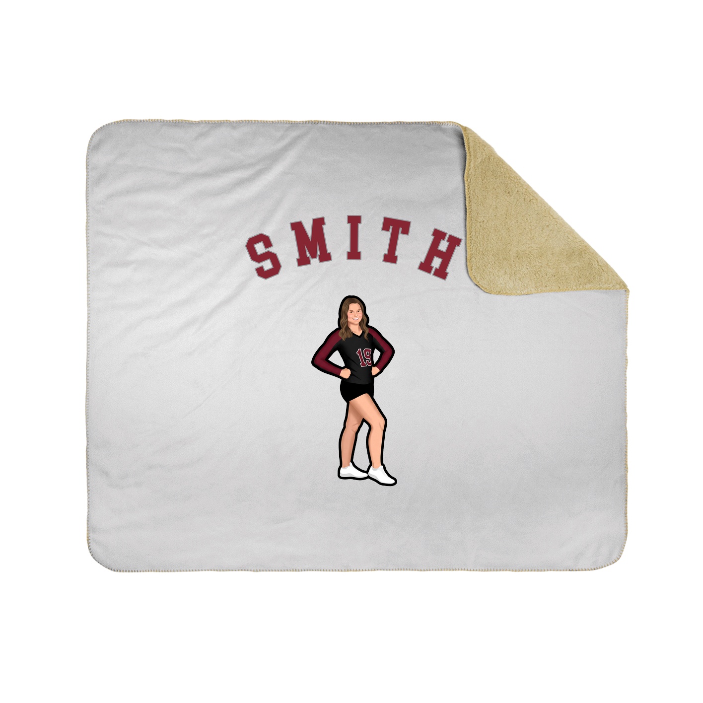 Throw Blanket — Shirsey Arch in White