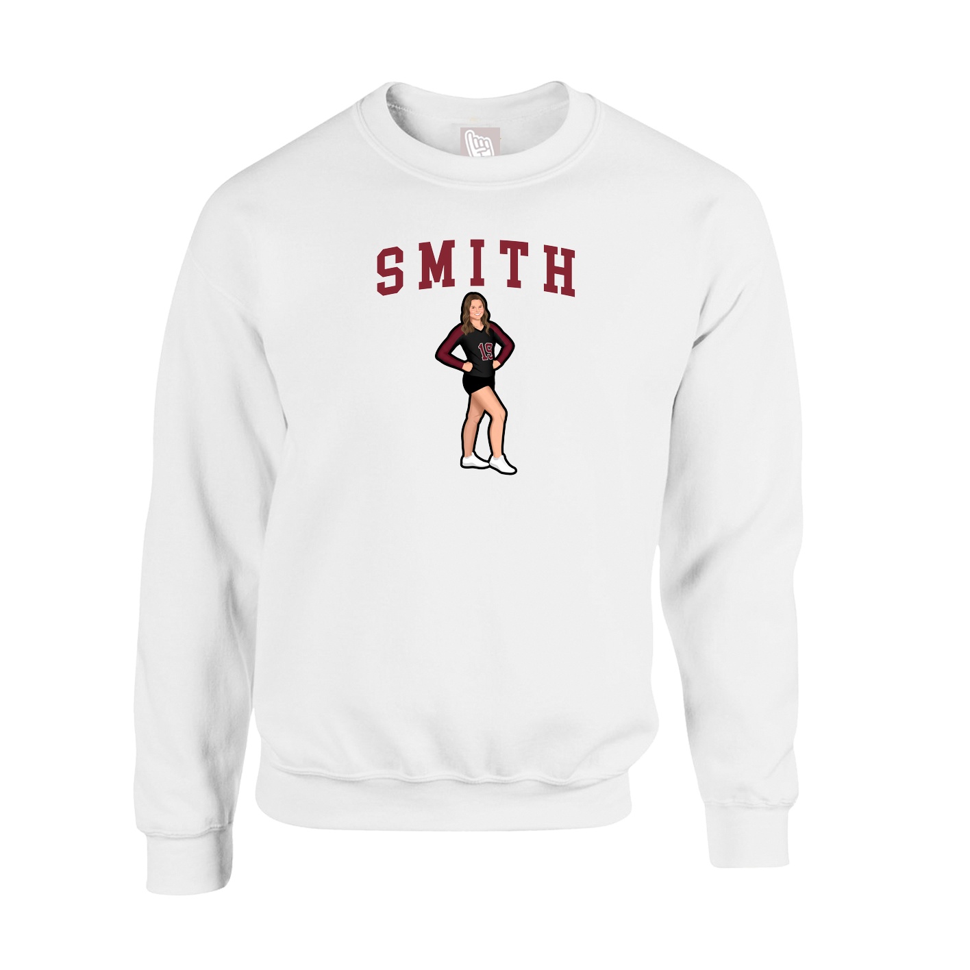 Fleece Crew — Shirsey in White