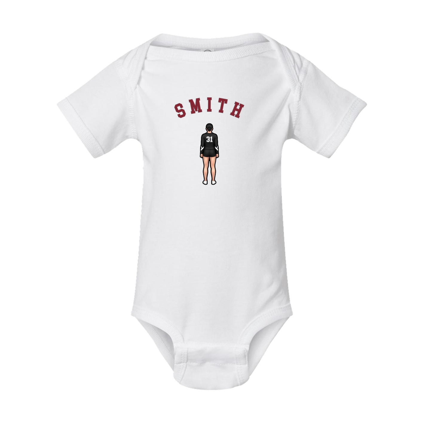 Baby Onesie — Shirsey Arch in White