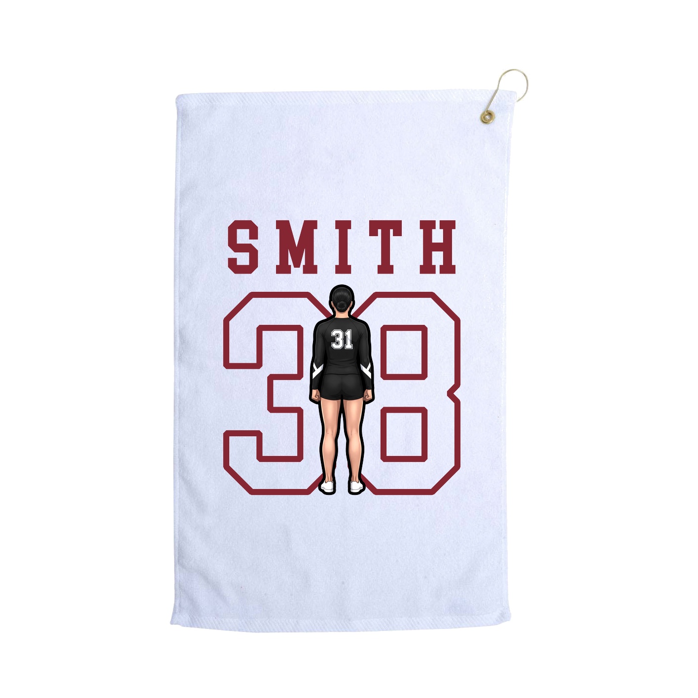Golf Towel — Shirsey in White