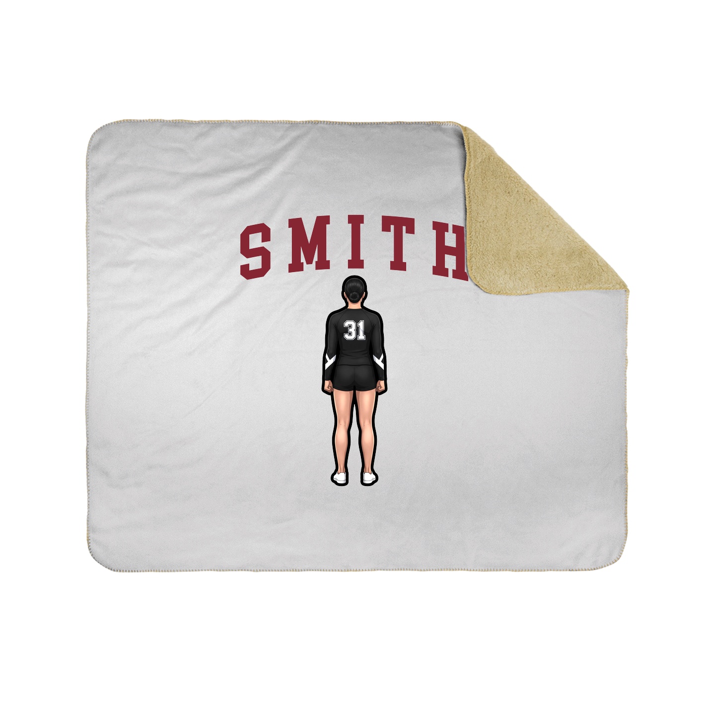 Throw Blanket — Shirsey in White