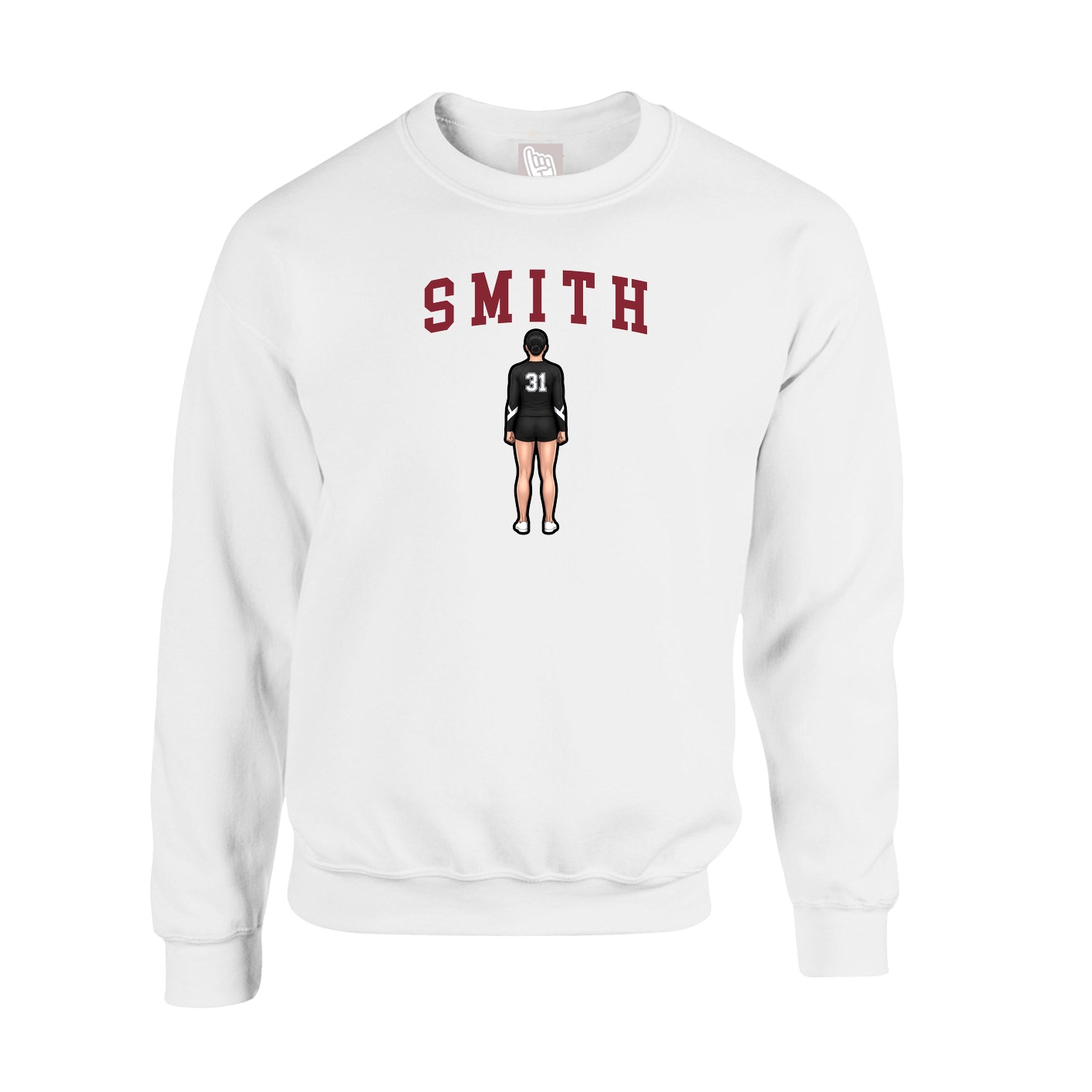 Fleece Crew — Shirsey in White