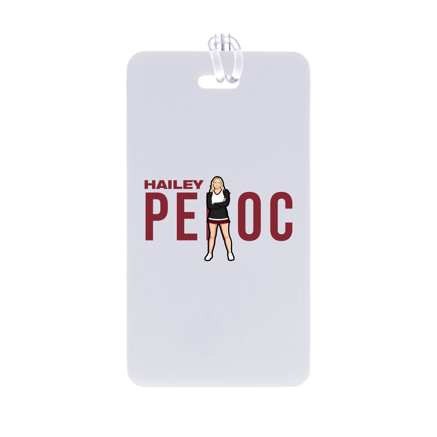 Bag Tag — Player Name in Classic
