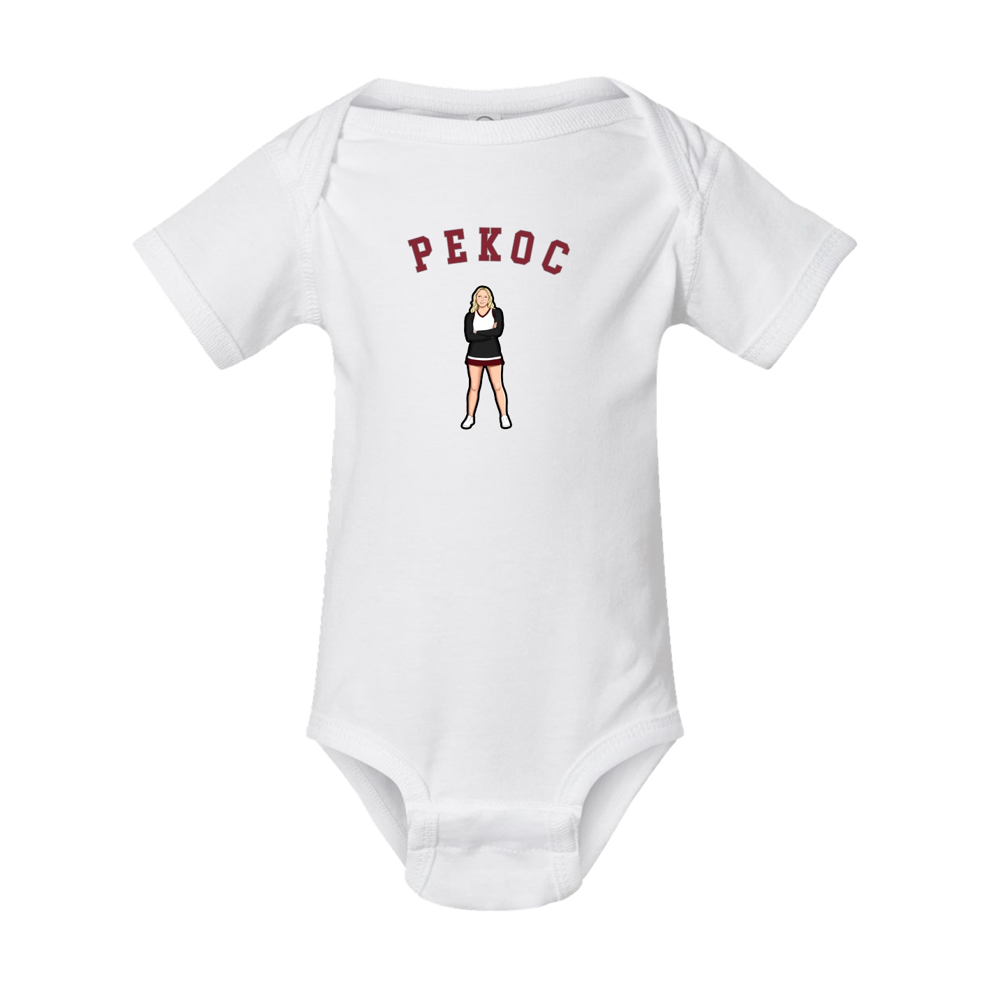 Baby Onesie — Shirsey Arch in White