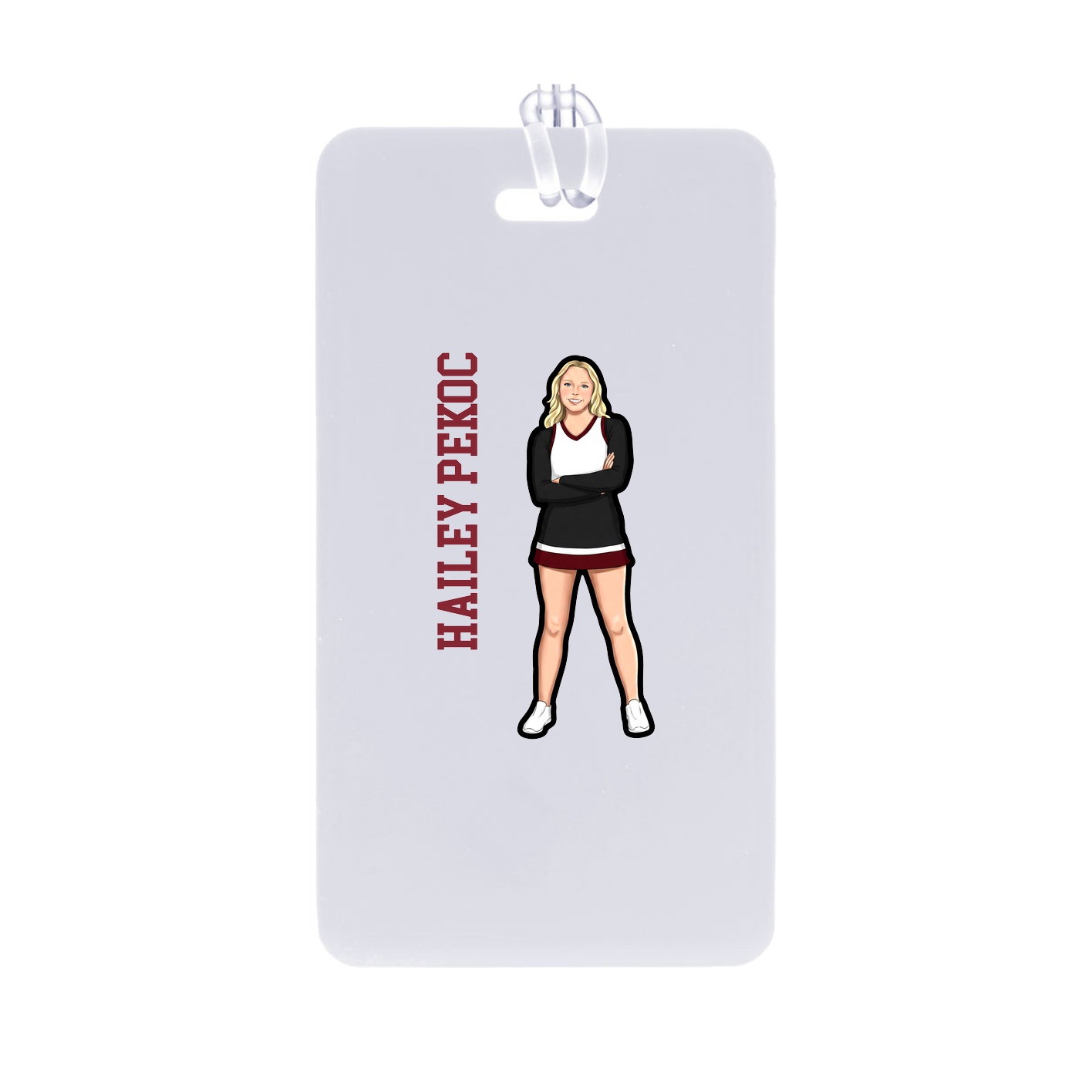 Bag Tag — Name Vertical in Classic