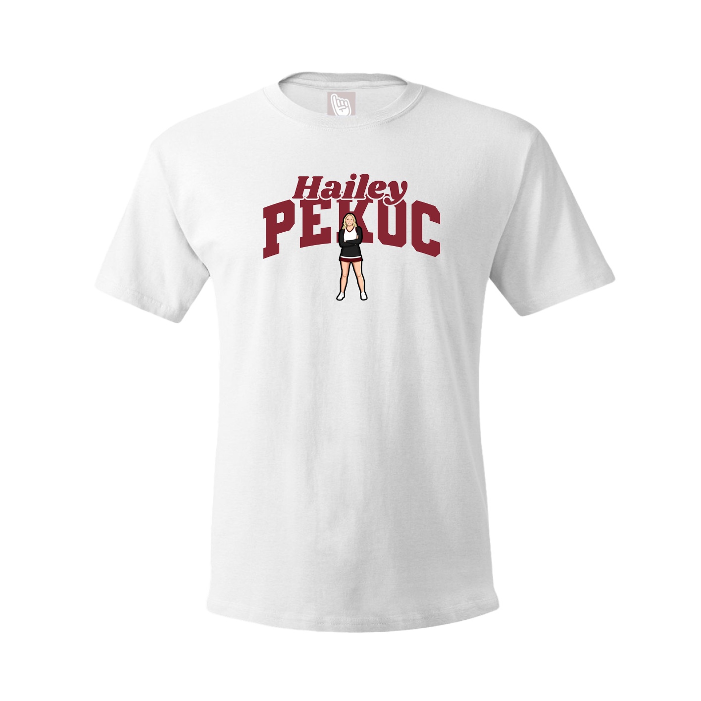 Youth Tee — Signature Arch in White
