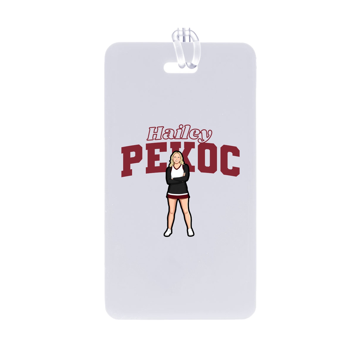Bag Tag — Name Arch in Classic