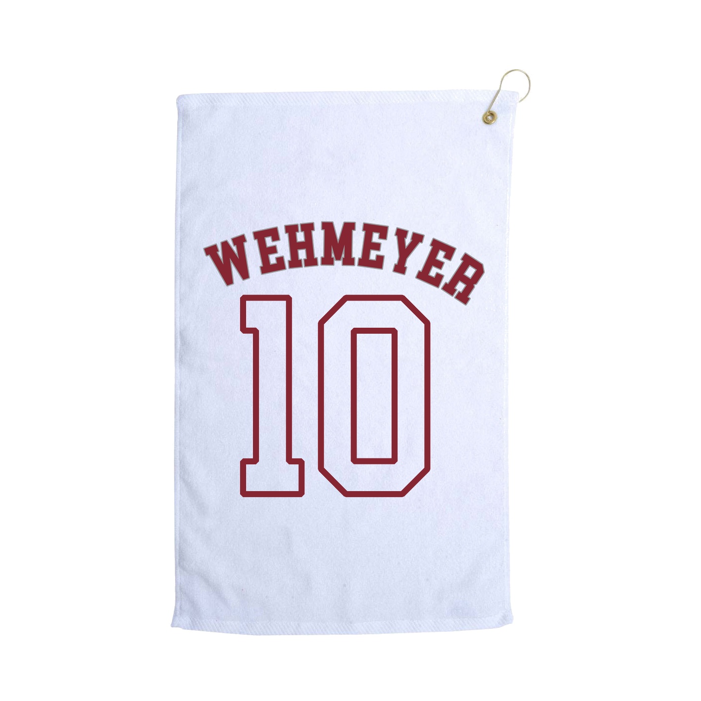 Golf Towel — Shirsey Arch in White