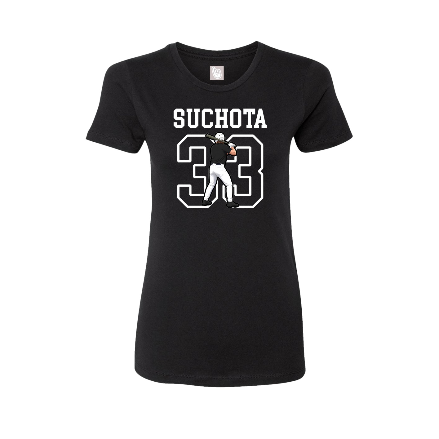 Fitted Women's Tee — Shirsey in Black