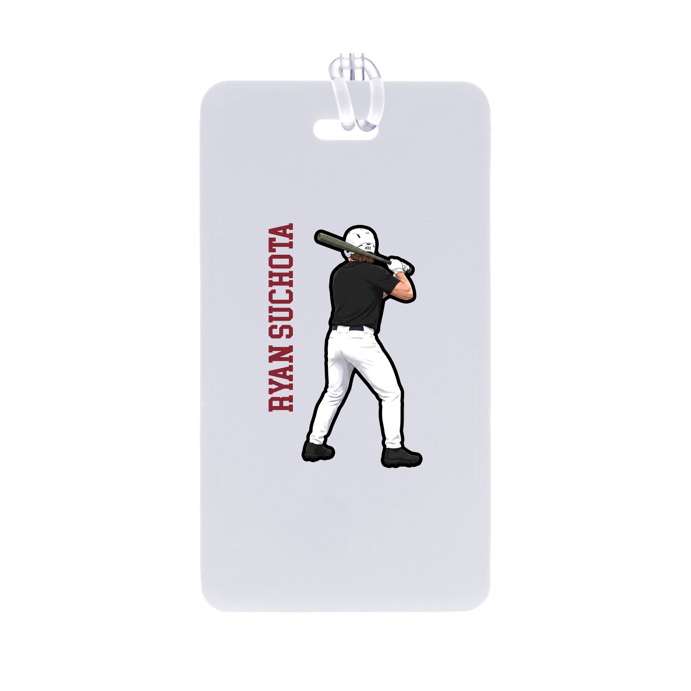 Bag Tag — Name Vertical in Classic