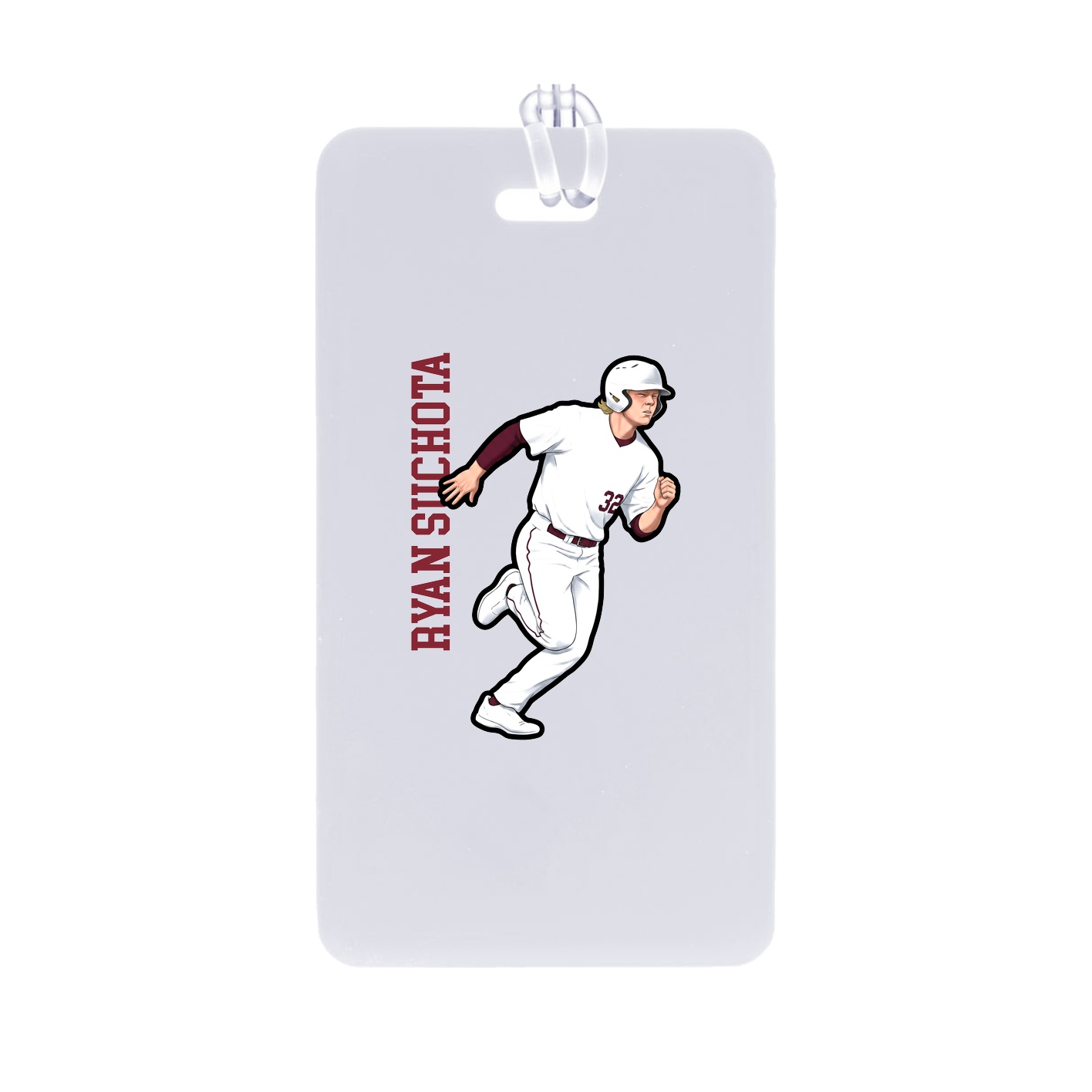 Bag Tag — Name Vertical in Classic