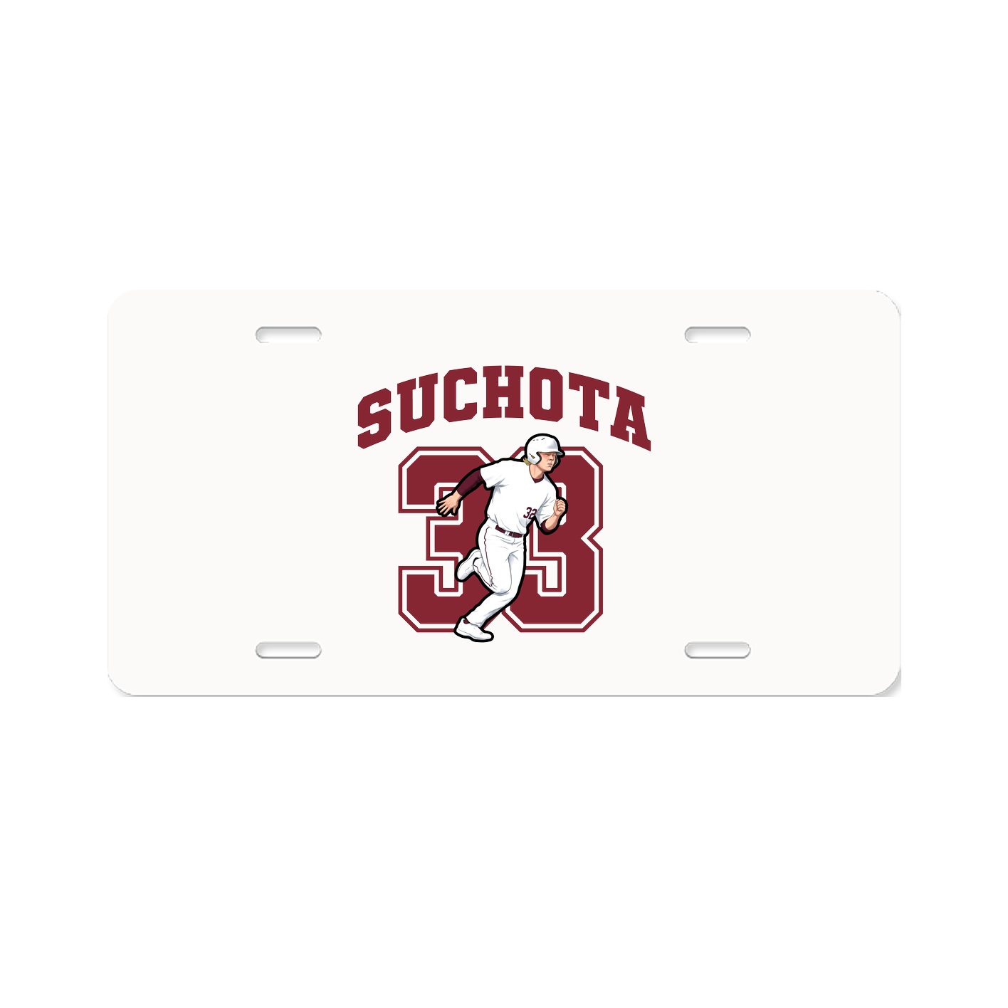 License Plate — Number in Classic