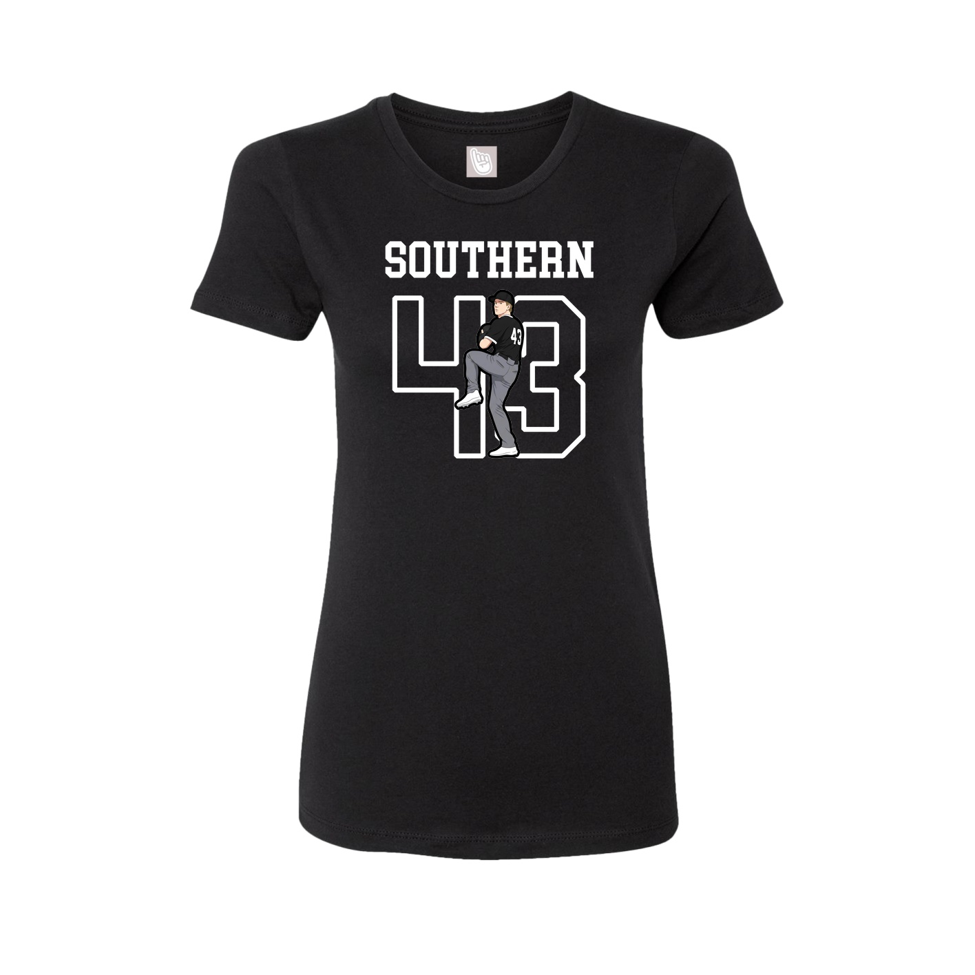 Fitted Women's Tee — Shirsey in Black