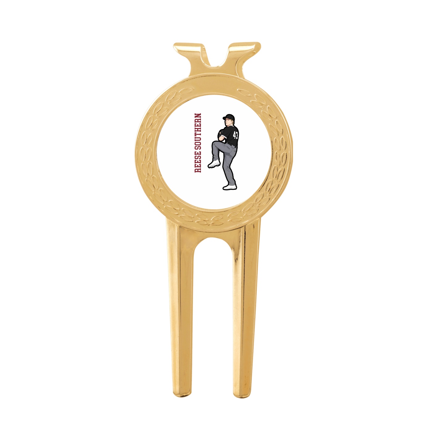 Divot Tool with Ball Marker — Name Vertical in Classic