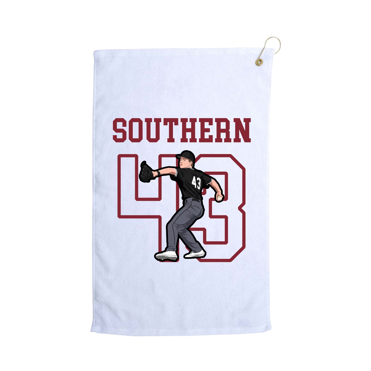 Golf Towel — Shirsey in White