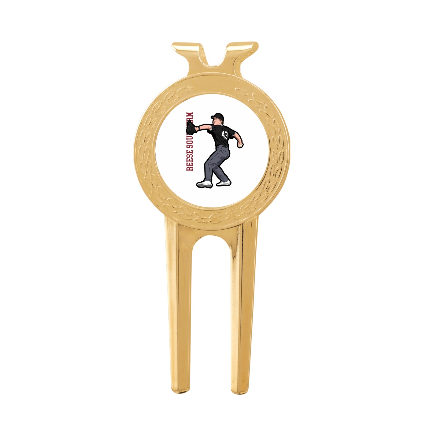 Divot Tool with Ball Marker — Name Vertical in Classic
