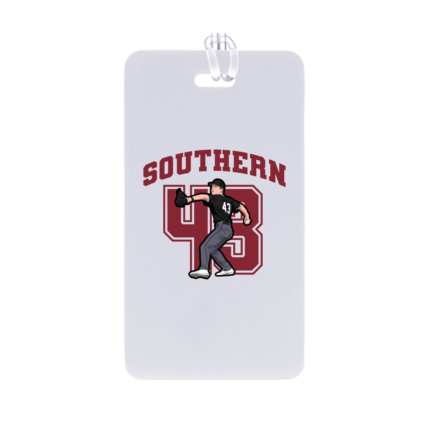 Bag Tag — Number in Classic