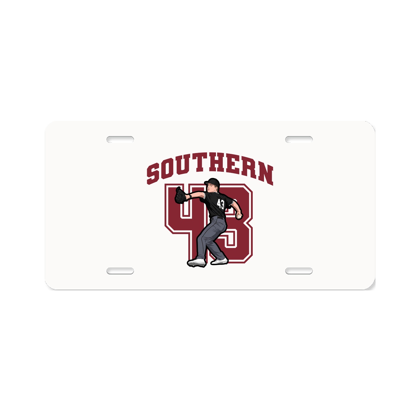 License Plate — Number in Classic
