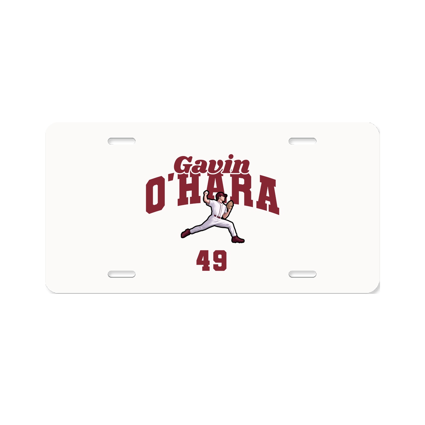 License Plate — Signature Arch in Classic