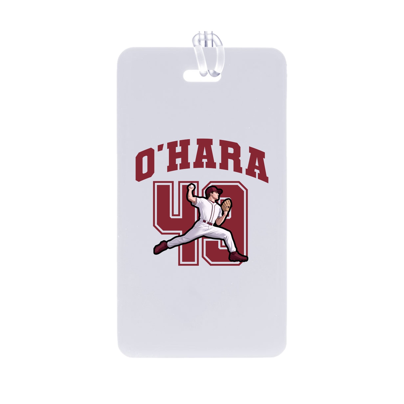 Bag Tag — Number in Classic