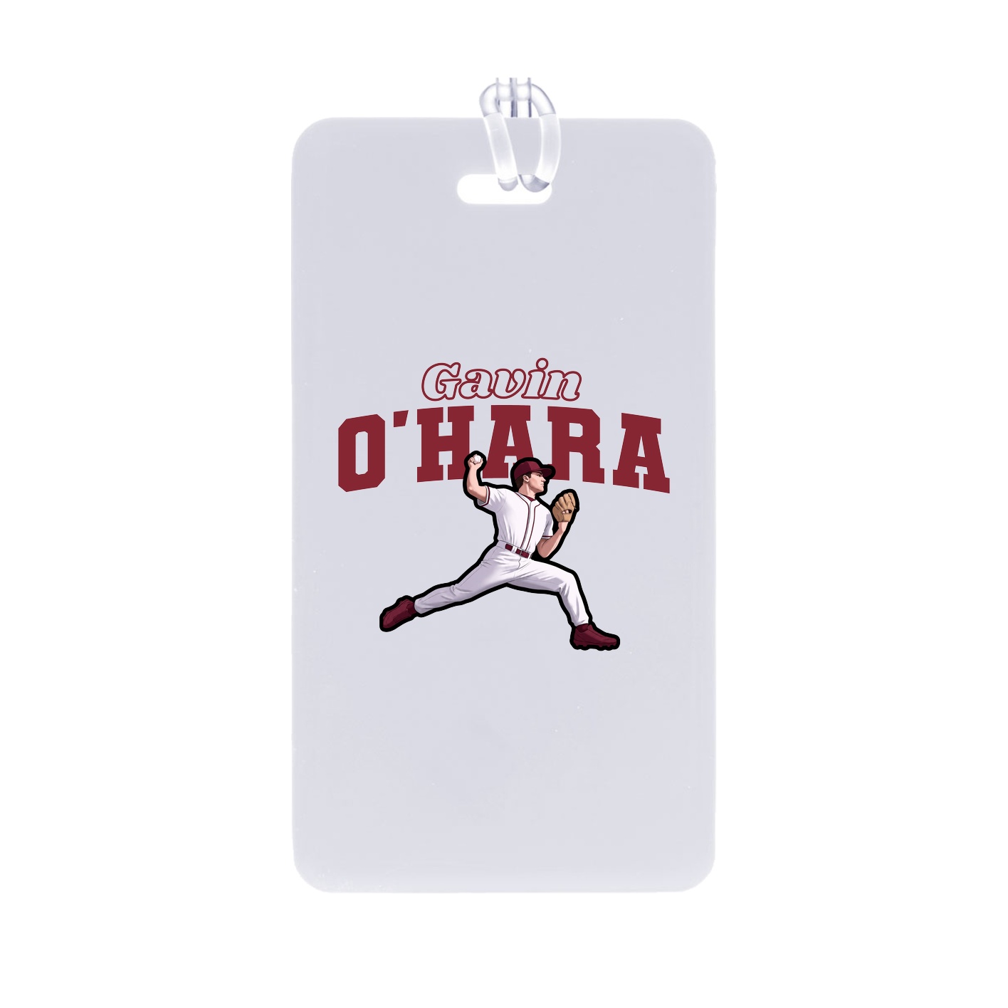 Bag Tag — Name Arch in Classic