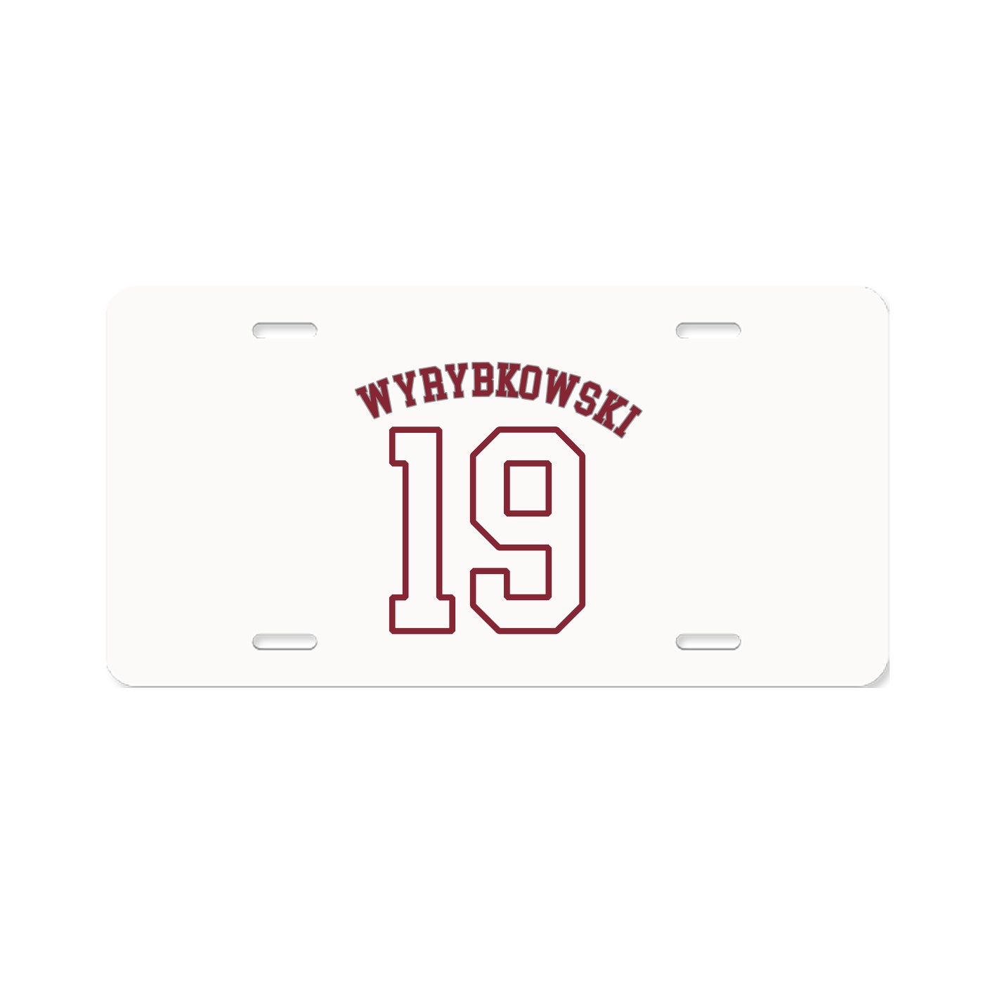 License Plate — Shirsey Arch in Classic