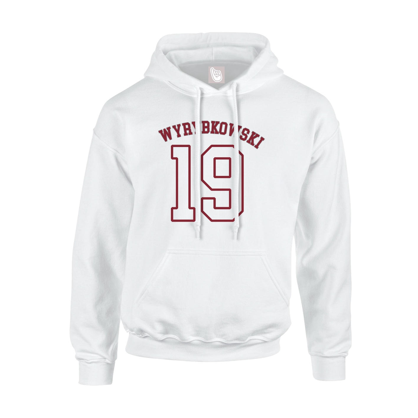 Youth Hoodie — Shirsey Arch in White