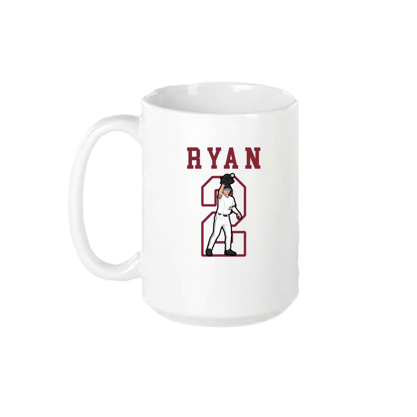 15oz Coffee Mug — Shirsey in White