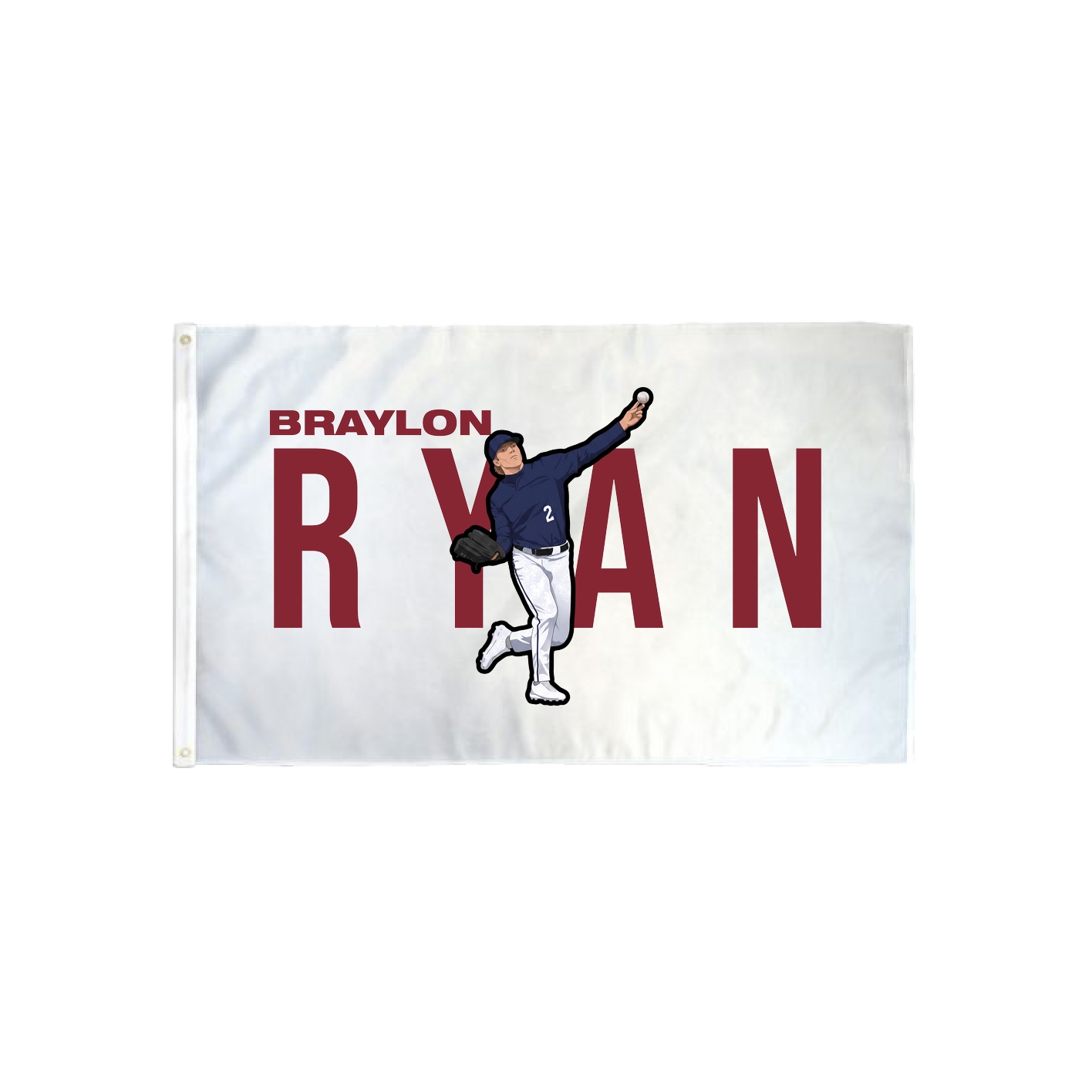 3x5 Flag — Player Name in Classic