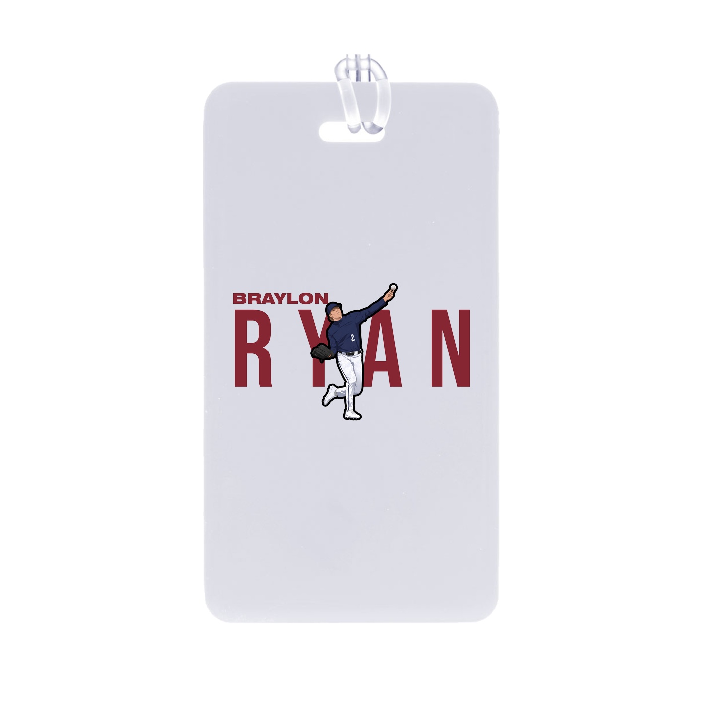 Bag Tag — Player Name in Classic