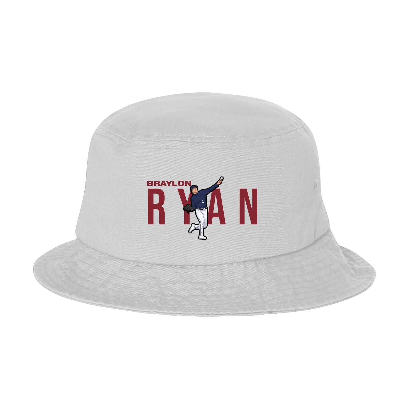 Bucket Cap — Player Name in White