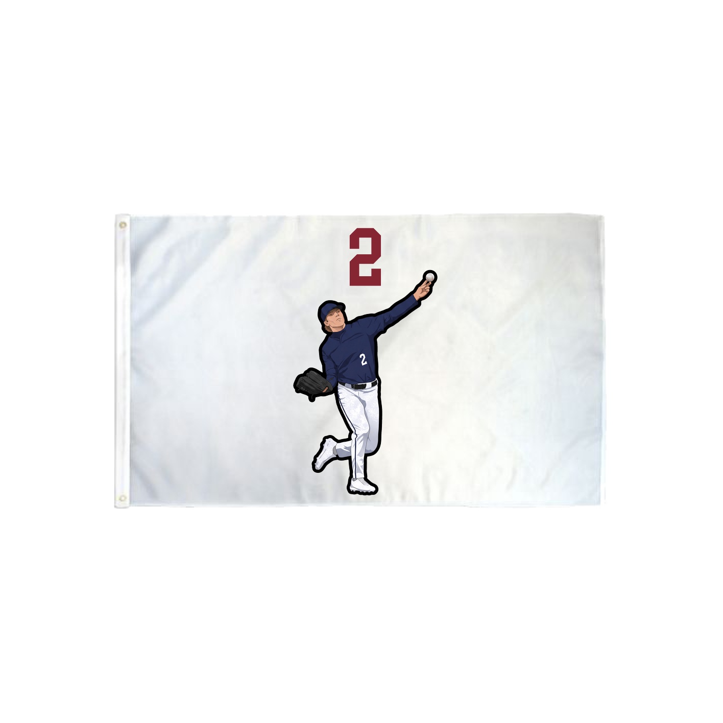 3x5 Flag — Number Top in Classic