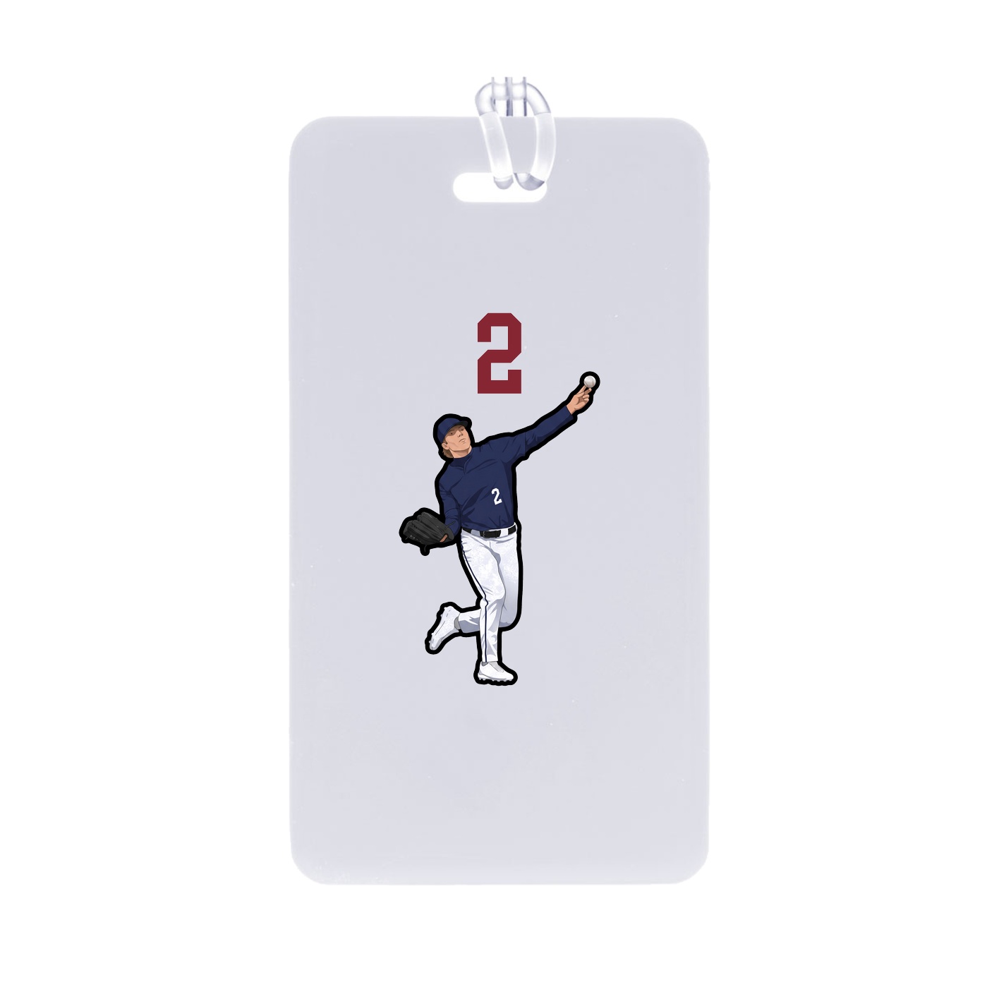 Bag Tag — Number Top in Classic