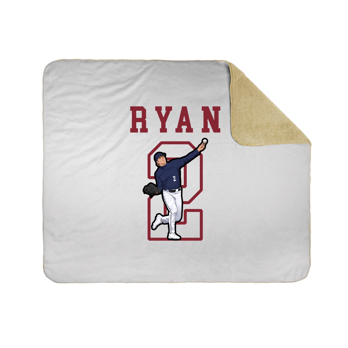 Throw Blanket — Shirsey in White