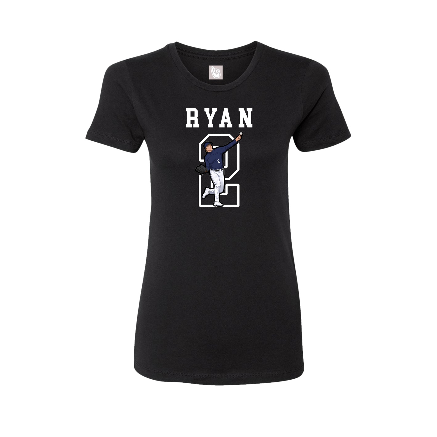 Fitted Women's Tee — Shirsey in Black