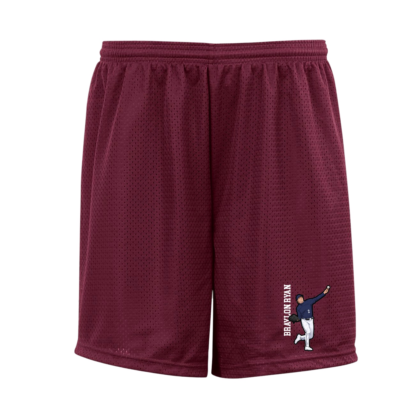 Shorts — Name Vertical in Cardinal