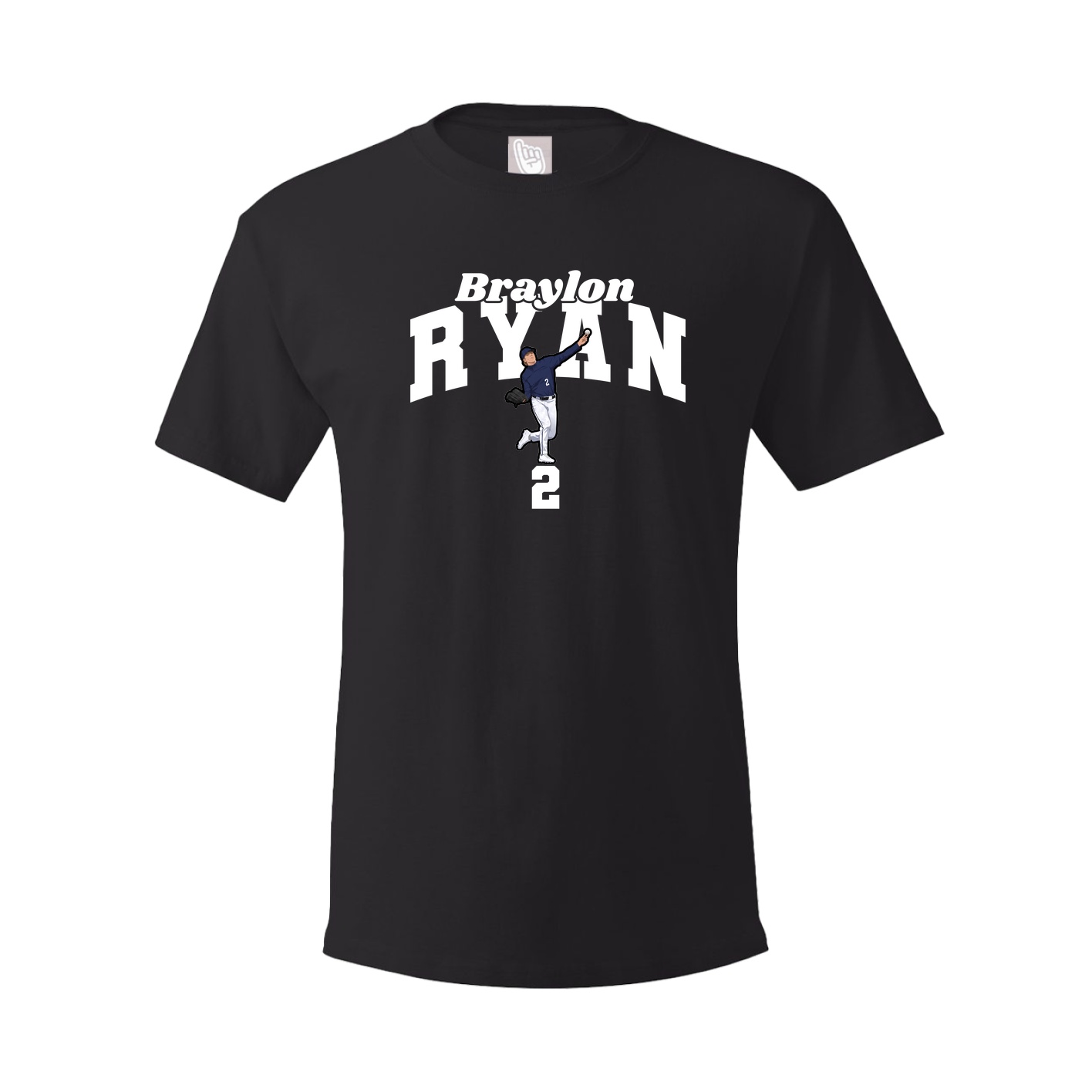 Youth Tee — Signature Arch in Black