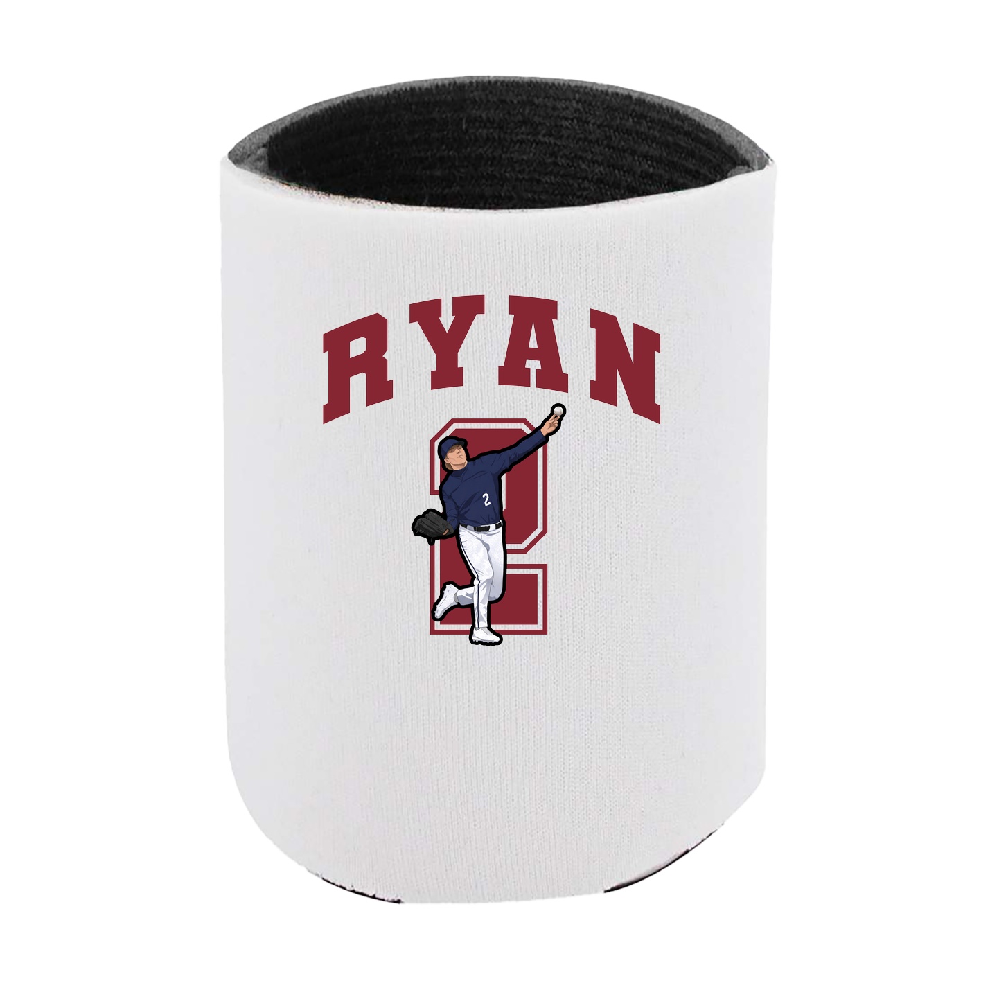Can Holder — Number in White