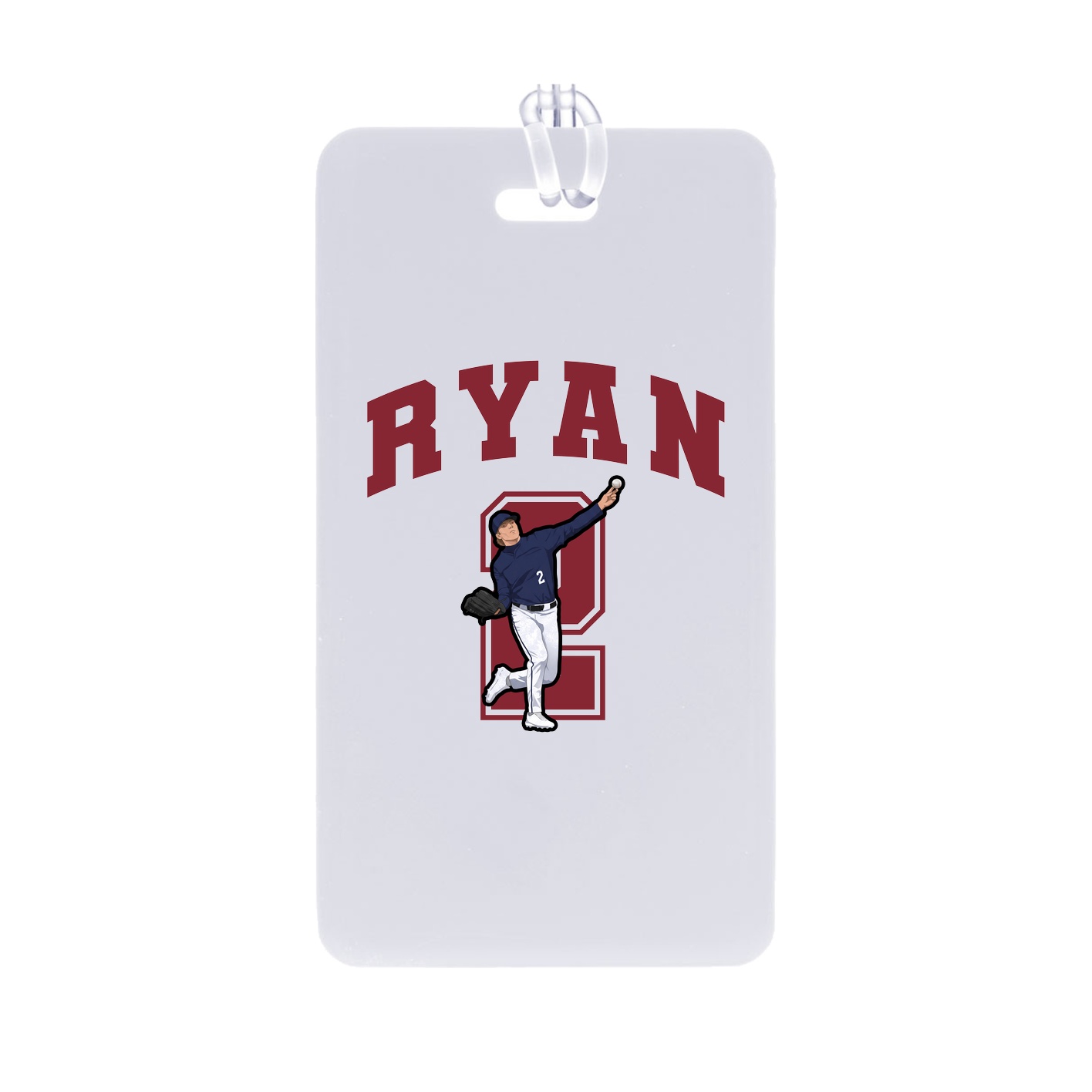 Bag Tag — Number in Classic