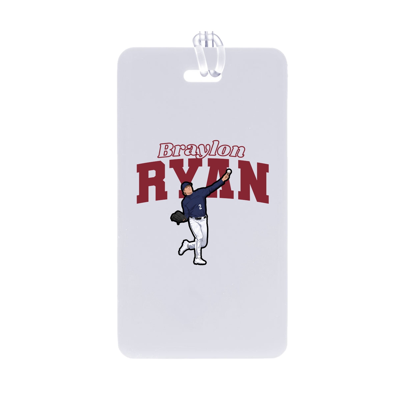 Bag Tag — Name Arch in Classic