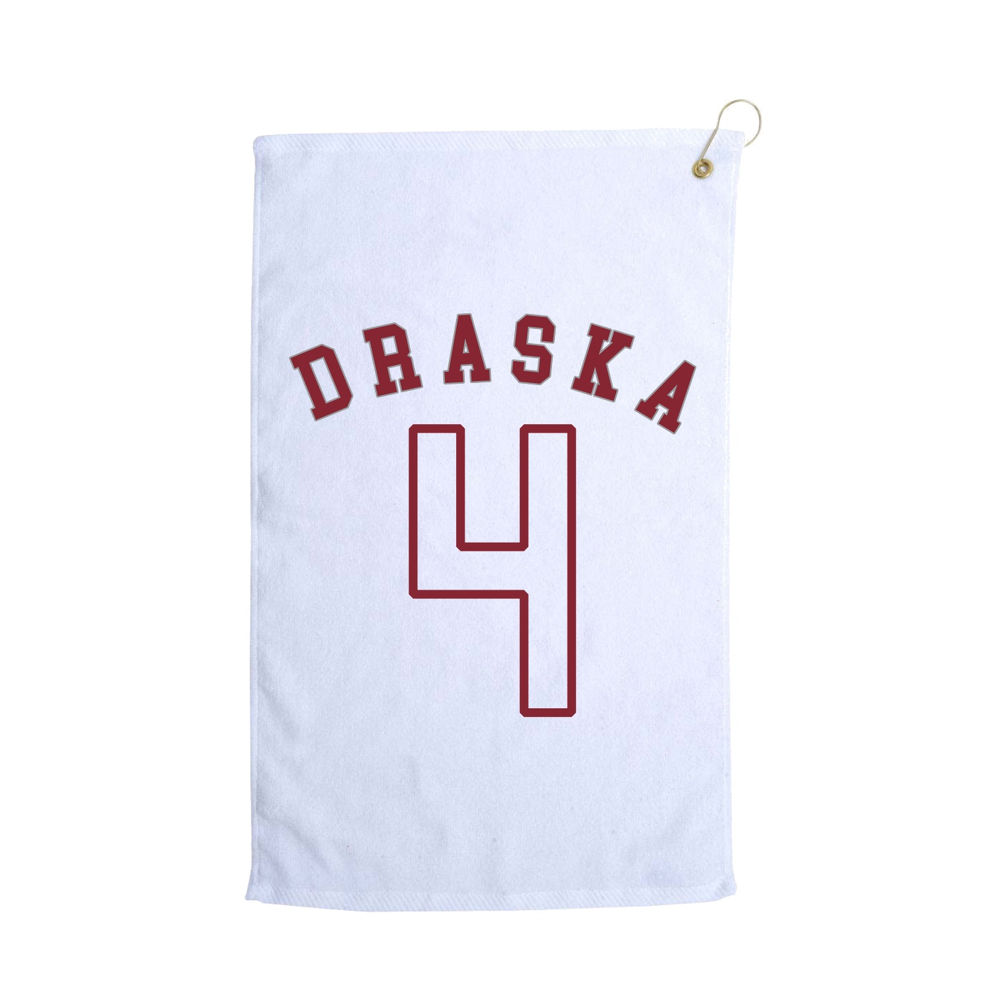Golf Towel — Shirsey Arch in White